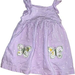 💖 Girls clothing size 6 months purple dress